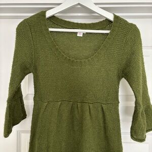 Twee Green Knit Dress